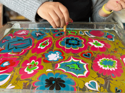 Turkish Marbling Paper Masterclass