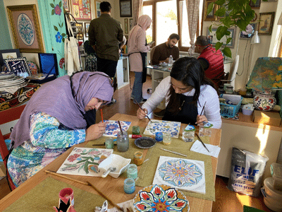 Turkish Tile Art Painting