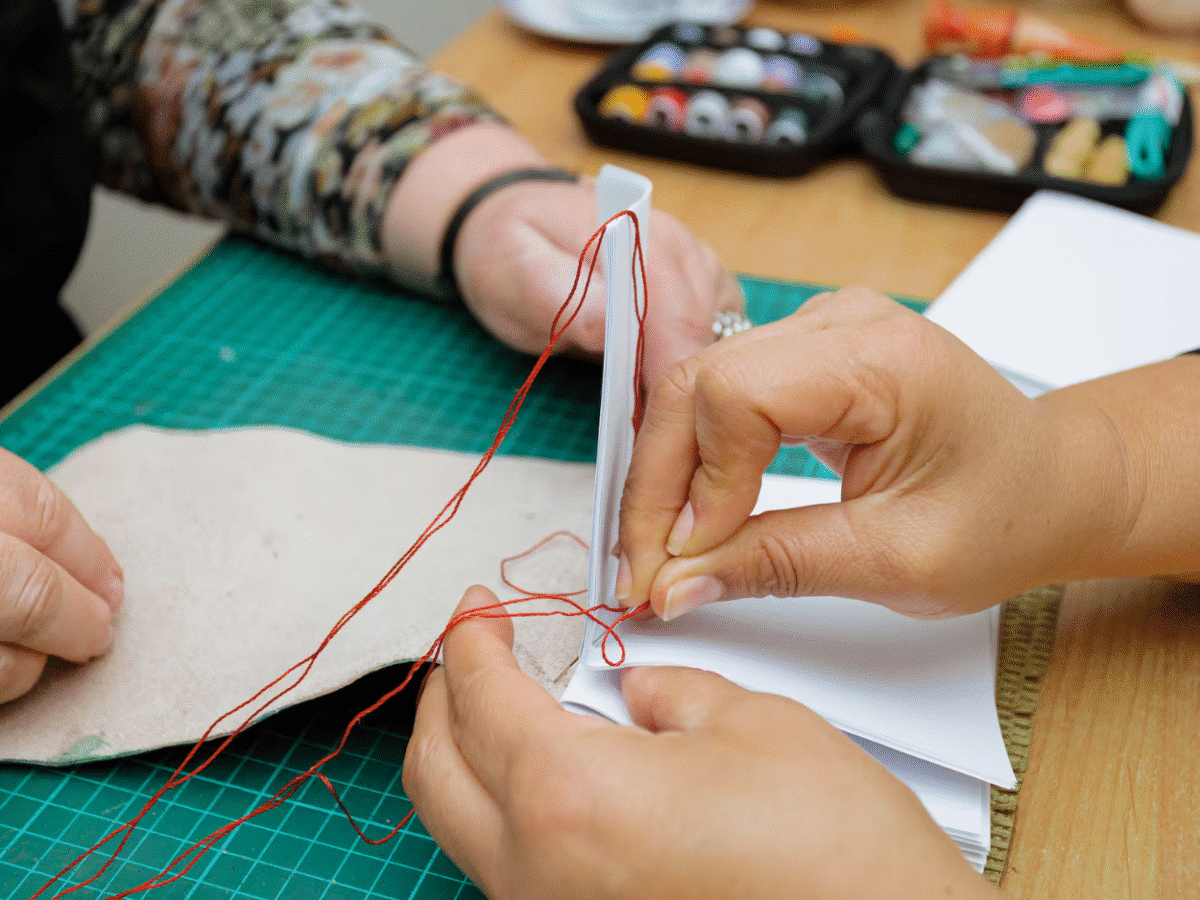 Handstitch Leather Journal Workshop