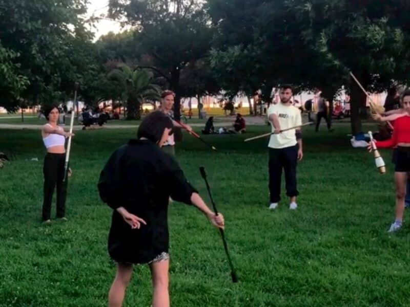 Active Meditation with Staff Spinning