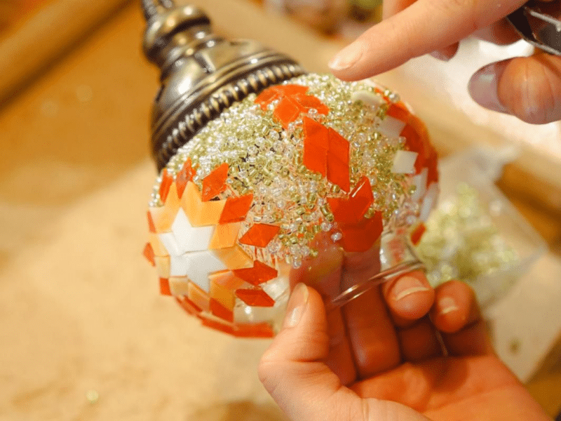 Crafting Tradition: Turkish Mosaic Lamp