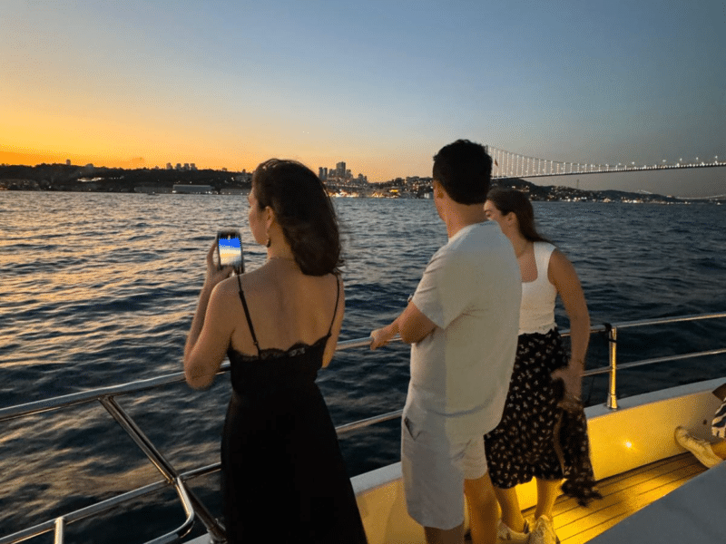 Yacht on the Bosphorus: Sunset, Wine & Music