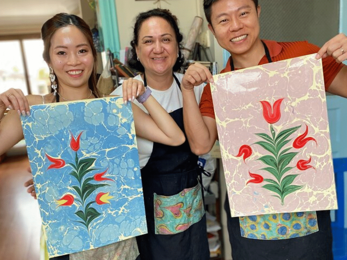 Turkish Marbling Paper Masterclass
