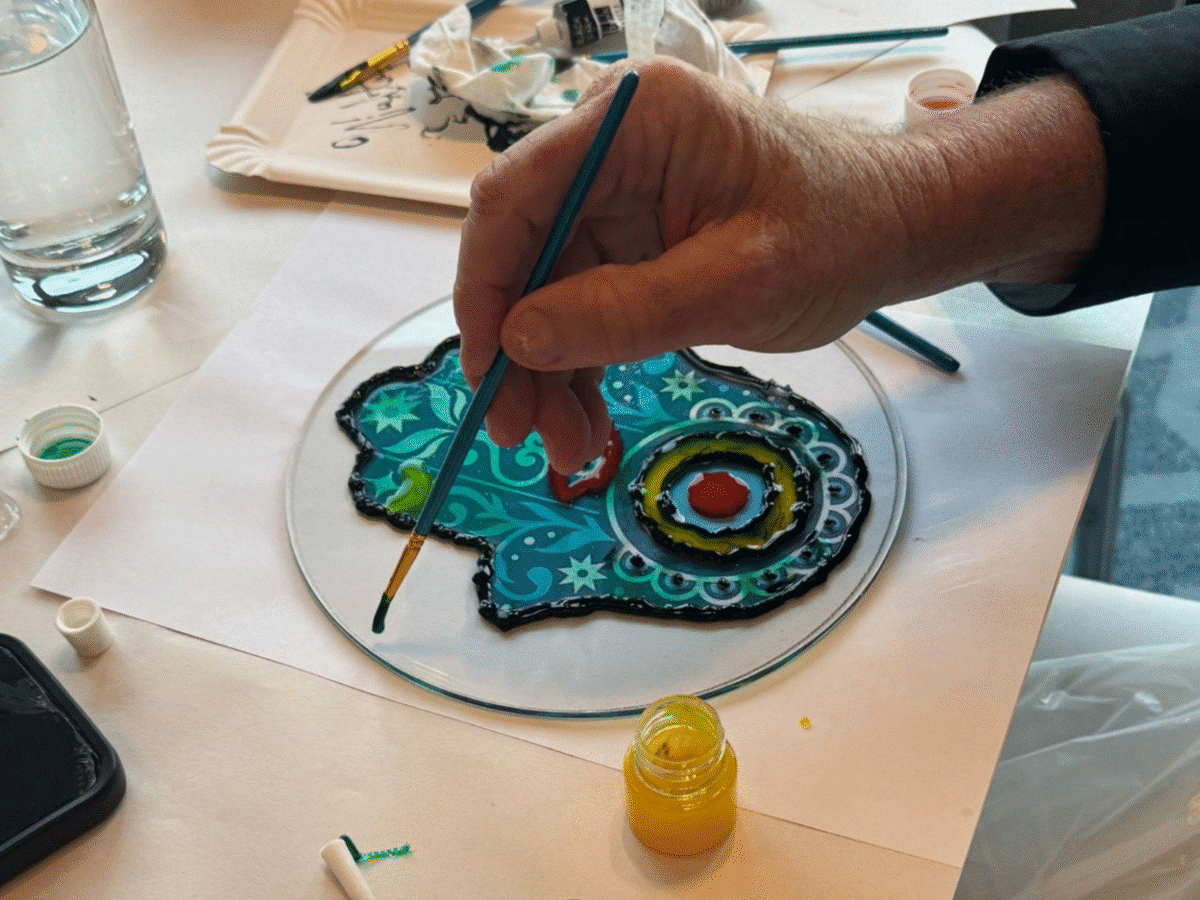 Evil Eye Glass Painting Workshop