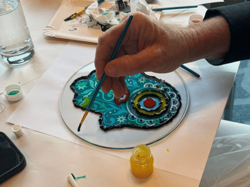 Evil Eye Glass Painting Workshop