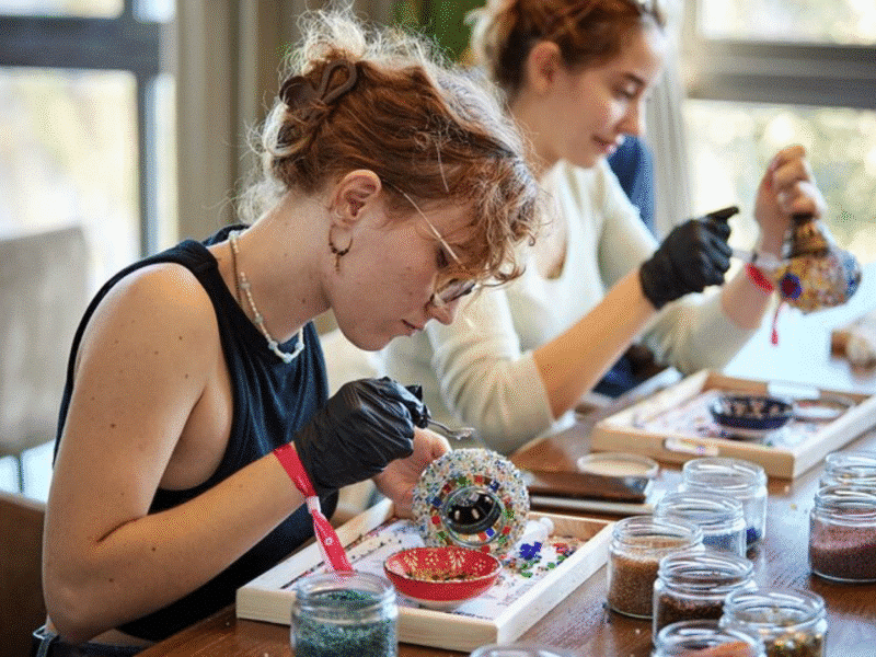 Traditional Turkish Mosaic Lamp Workshop