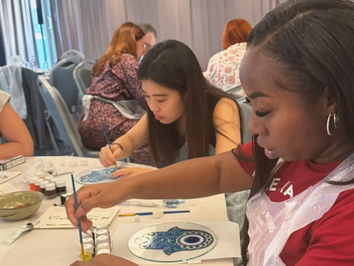 Evil Eye Glass Painting Workshop