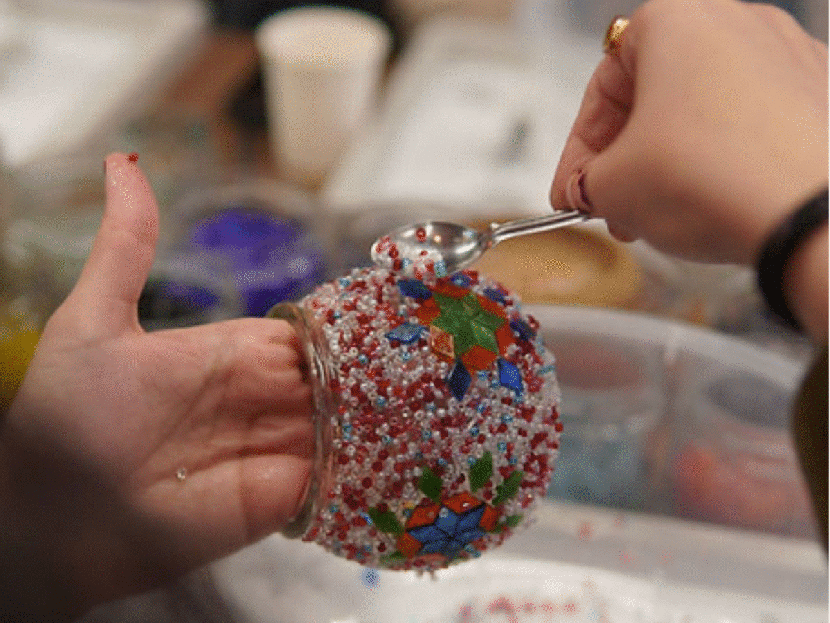 Traditional Mosaic Candle Holder Workshop