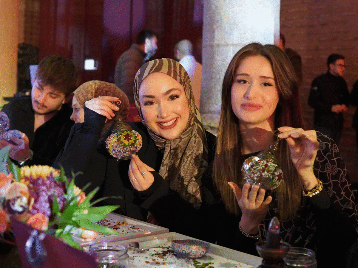 Traditional Turkish Mosaic Lamp Workshop