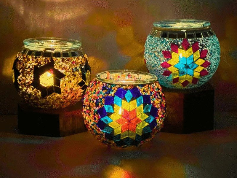 Traditional Mosaic Candle Holder Workshop