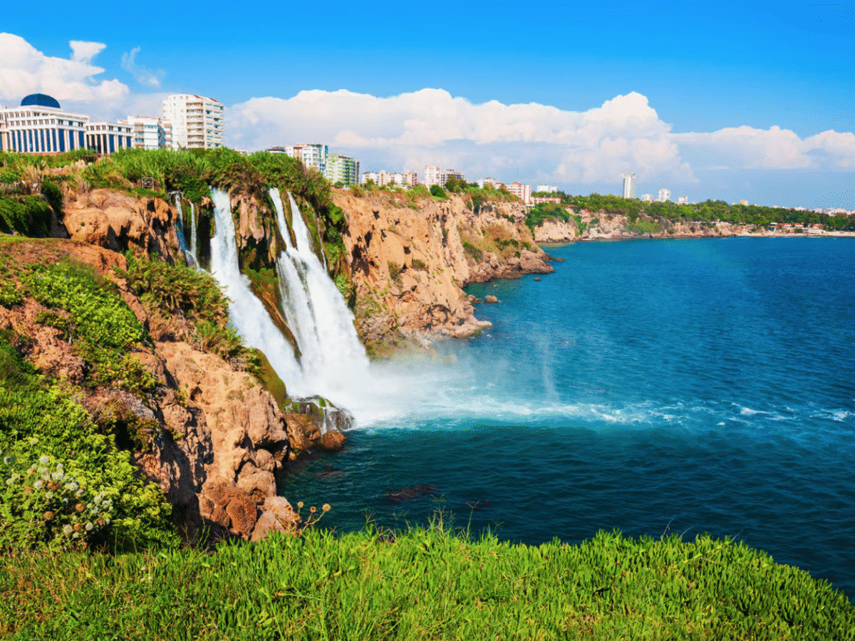 Serenity on the Sea: Waterfall Cruise with Lunch & Swim Breaks