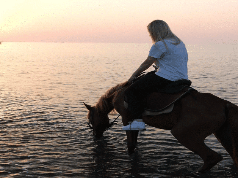 Ride into Paradise: Horseback Adventure on Golden Sands