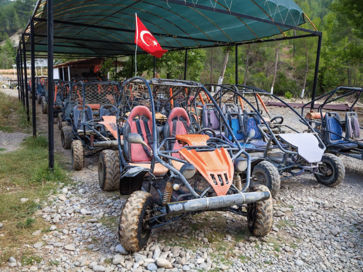 Triple Thrill: Rafting, Buggy Safari & Zipline Adventure