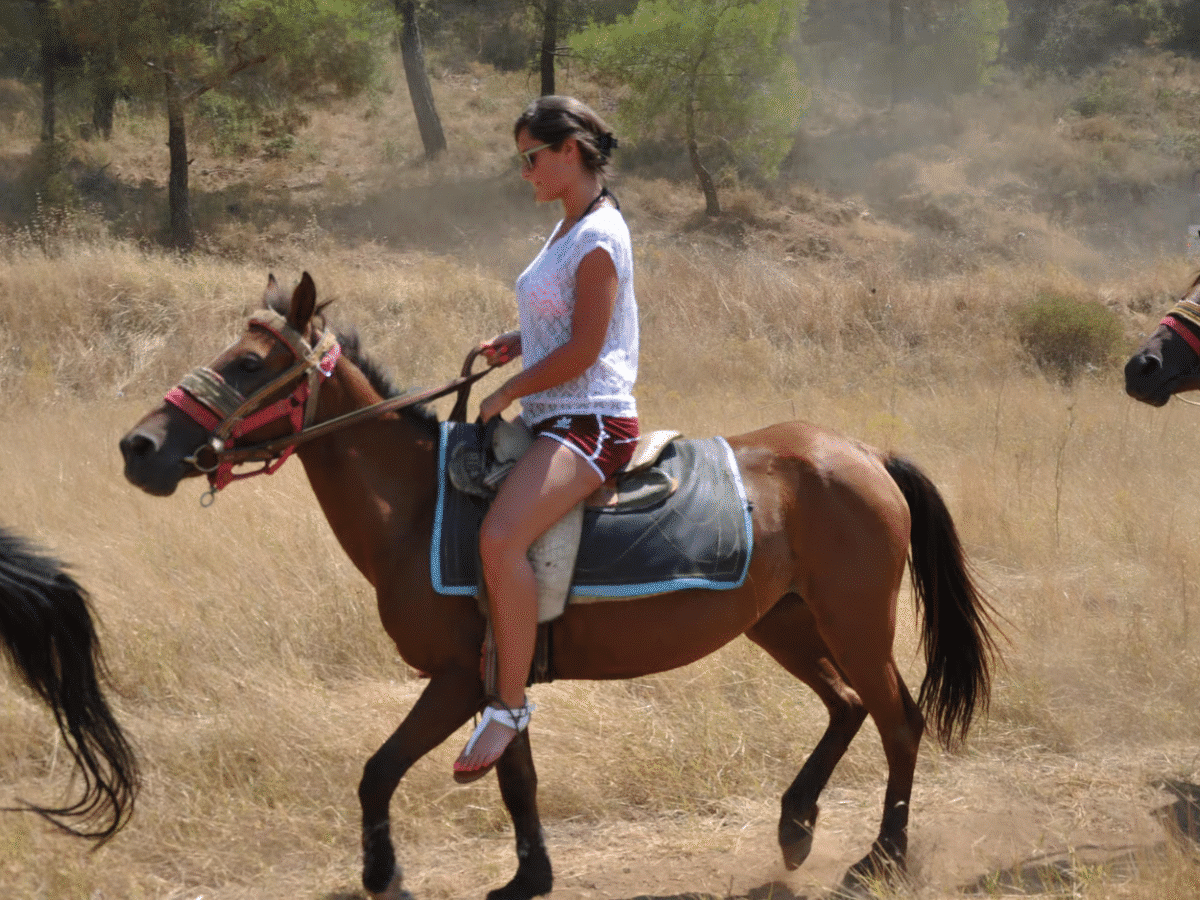 Ride into Paradise: Horseback Adventure on Golden Sands