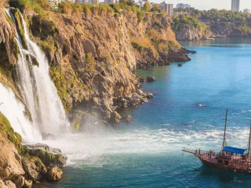Serenity on the Sea: Waterfall Cruise with Lunch & Swim Breaks