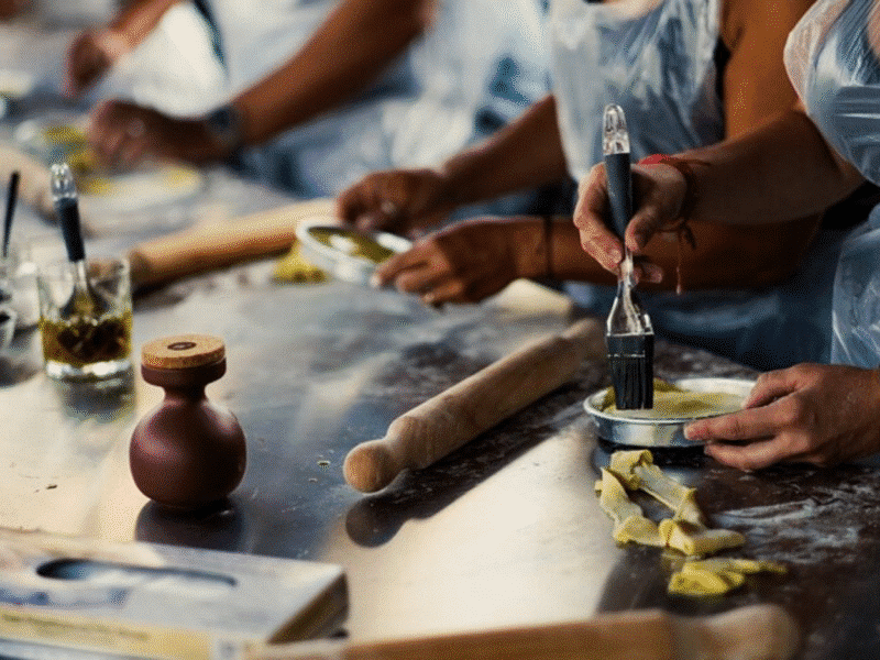 Greek Cooking Class & Rooftop Dinner with Acropolis View