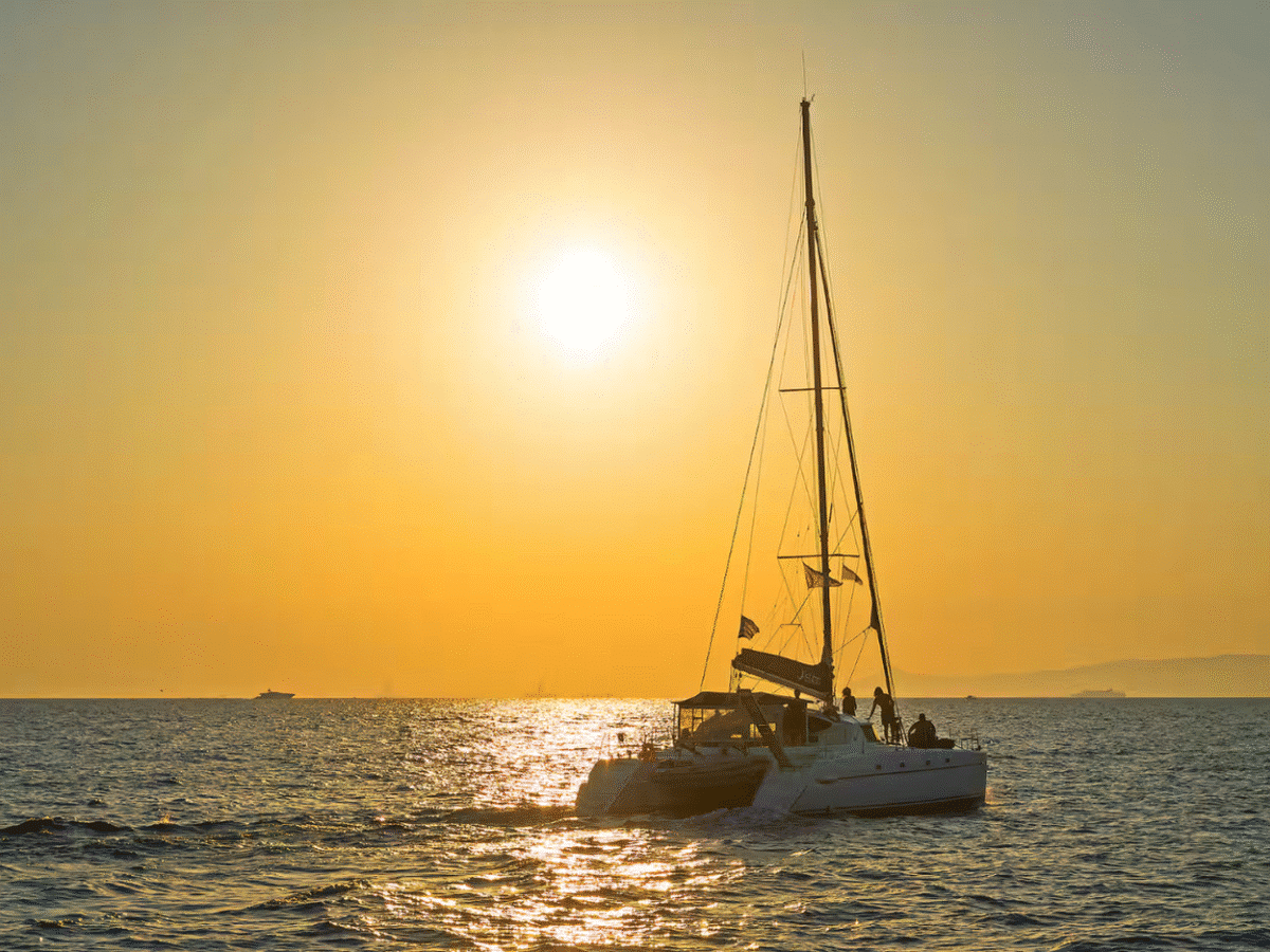 Private Catamaran Half‑Day Cruise: Athens Riviera Luxury