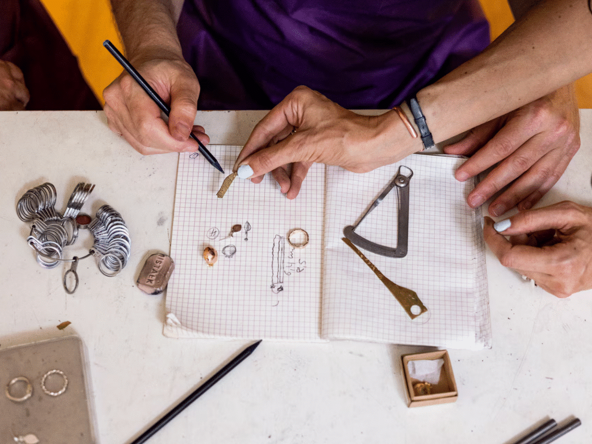 Design & Fashion Jewelry with a Silversmith