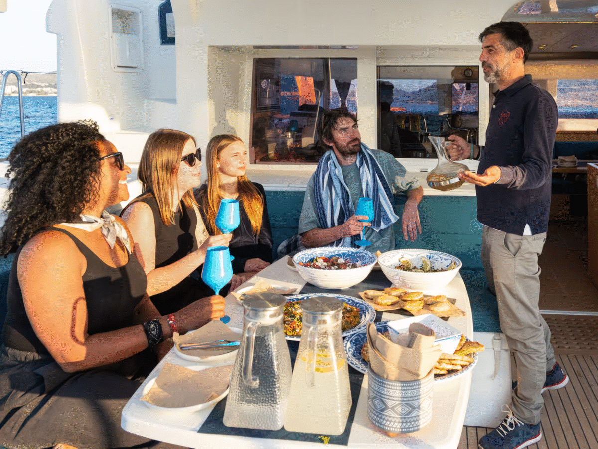 Sail the Athenian Coastline on Catamaran