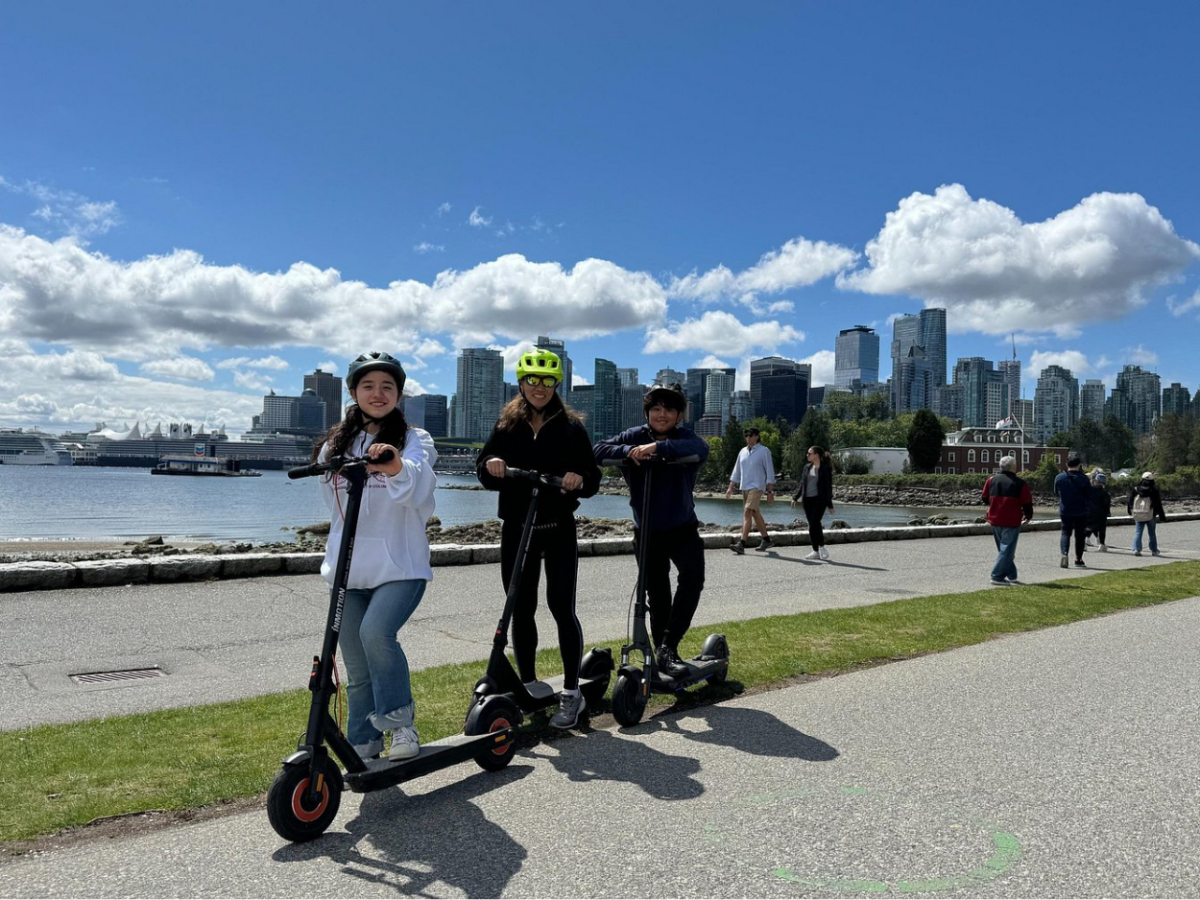 Explore Stanley Park on Electric Scooters